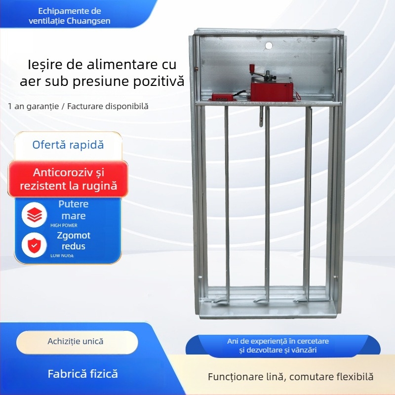 Ventilator din aliaj de aluminiu pentru alimentarea cu aer la presiune pozitivă de incendiu și evacuarea fumului, pentru casa scărilor