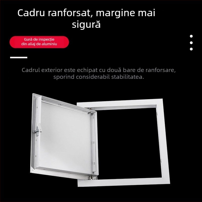 Panou de acces pentru întreținere cu margine de finisaj pentru pereți de birou, panou de reparații pentru pereți, ventilație magnetică pe țevi cu presiune