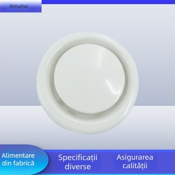 Orificiu circular de aer din fier, cu inel de montaj; disc de aer în mai multe dimensiuni