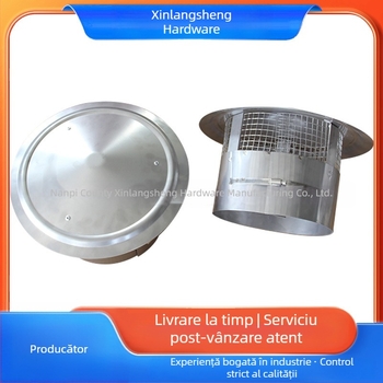 Cap de ploaie din oțel inoxidabil pentru conducte de ventilație în exterior și coșuri de fum