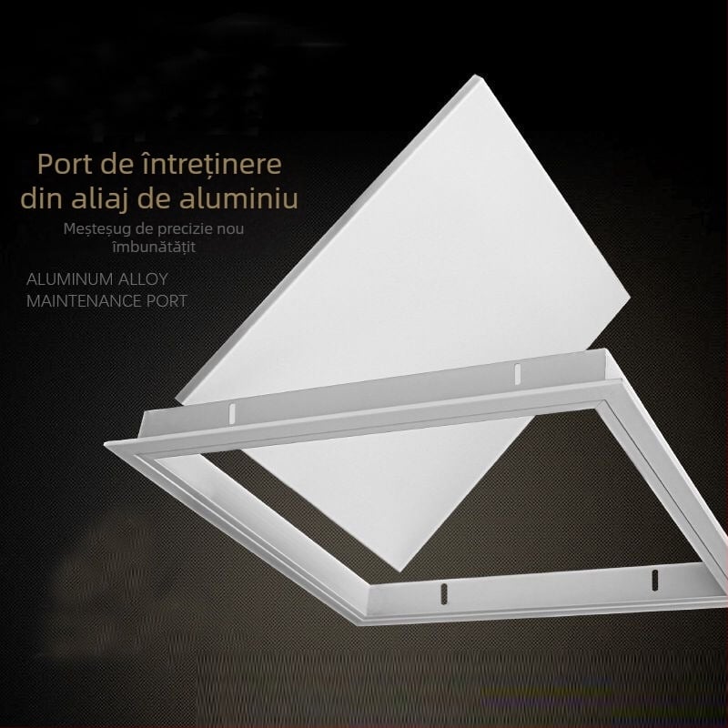 Panou de acces în tavane integrat pentru conductele de climatizare, placă din aliaj de aluminiu întărit