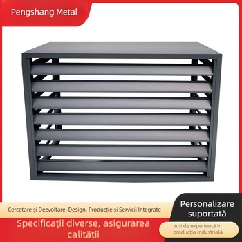 Lamela perforată personalizată pentru capacul de aer condiționat, renovare cartier vechi - aliaj de aluminiu, fier sau oțel inoxidabil, model 45