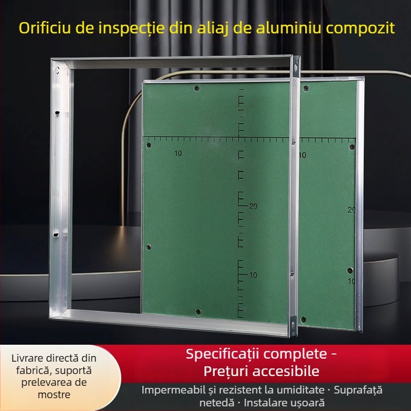 Panou de acces din aliaj compozit de aluminiu pentru tavan din gips-carton, rezistent la umezeală