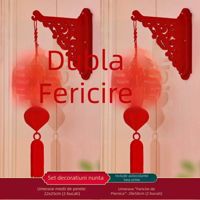 Fanal de nuntă în stil chinezesc, pandantiv pentru intrare exterioară și curte