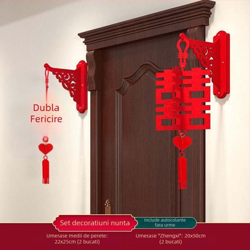 Fanal de nuntă în stil chinezesc, pandantiv pentru intrare exterioară și curte