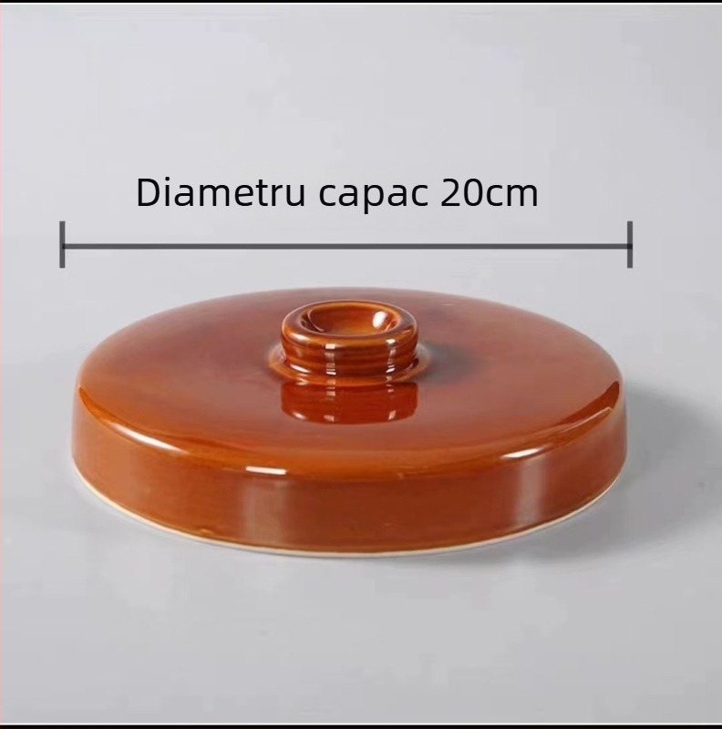 Set retro de vase din lut pentru supă de pui, cu ambalaj premium