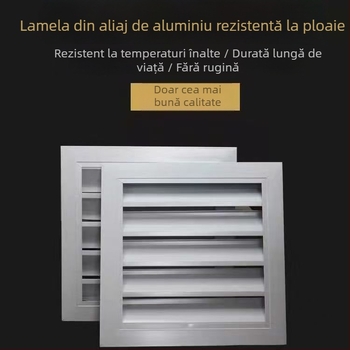 Orificiu de ventilație din aluminiu cu lamele pentru extinderea conductei de aer a climatizării centrale