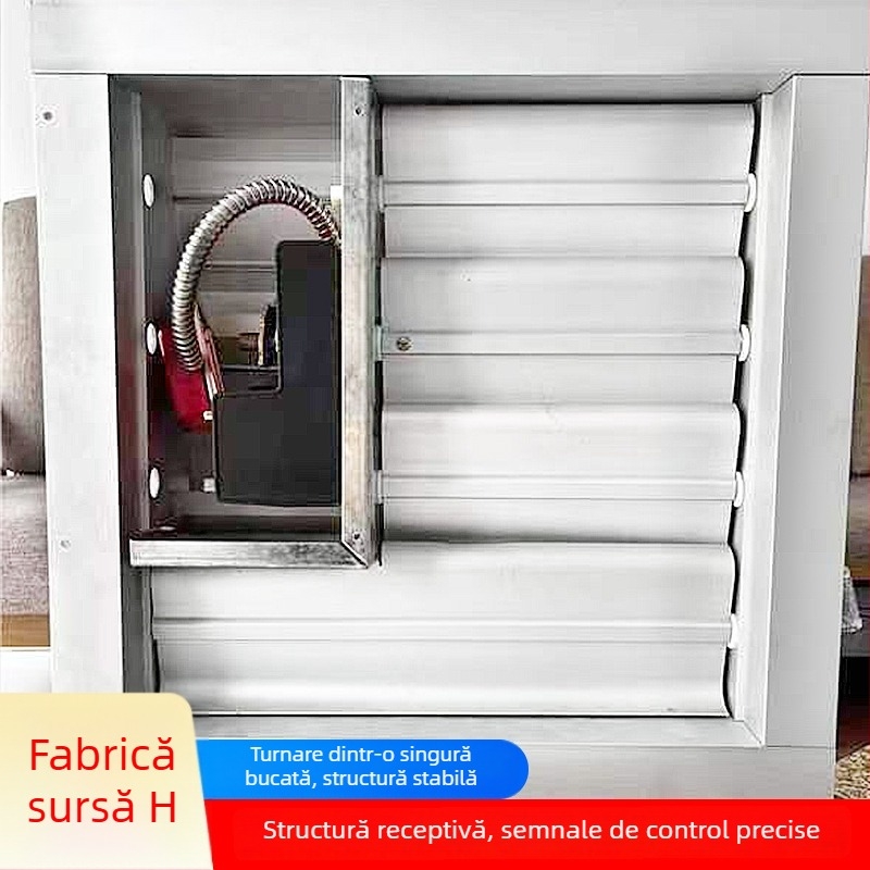 Jaluzele electrice, jaluzele din aliaj de aluminiu, ventilații rezistente la ploi, grile de ieșire pentru sistemul central de climatizare și ventilatoare de evacuare