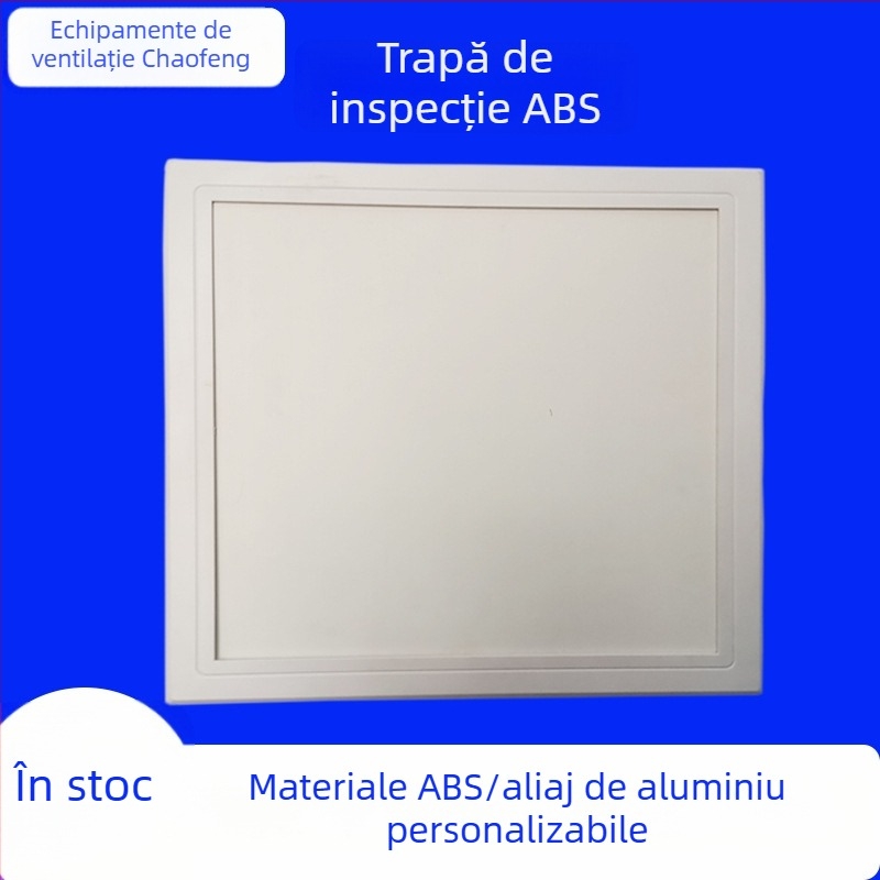 Portă de acces pentru întreținere în plafon, pentru conductele toaletei și HVAC ascuns