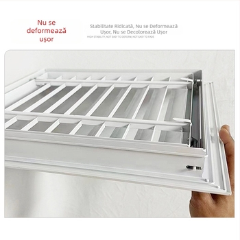 Ventil de retur din aliaj de aluminiu cu lame mari pentru peretele exterior, protecție la ploaie, ieșire de aer pentru climatizare