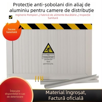 Barieră antirozătoare pentru uși, din aliaj de aluminiu și oțel inoxidabil, personalizată pentru camere de distribuție, protecție împotriva incendiilor și igienă