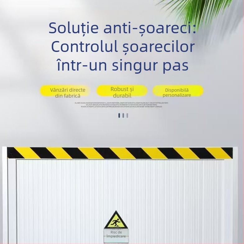 Barieră antirozătoare pentru uși, din aliaj de aluminiu și oțel inoxidabil, personalizată pentru camere de distribuție, protecție împotriva incendiilor și igienă