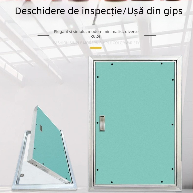 Ușă de acces din gipscarton cu aliaj de aluminiu, port ascuns pentru inspecția electrică și a cablurilor