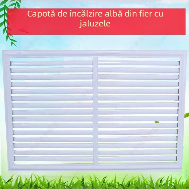 Capac de încălzire din aliaj de aluminiu cu lamele, capac pentru distribuția apei la încălzire prin podea și grilă pentru aer condiționat