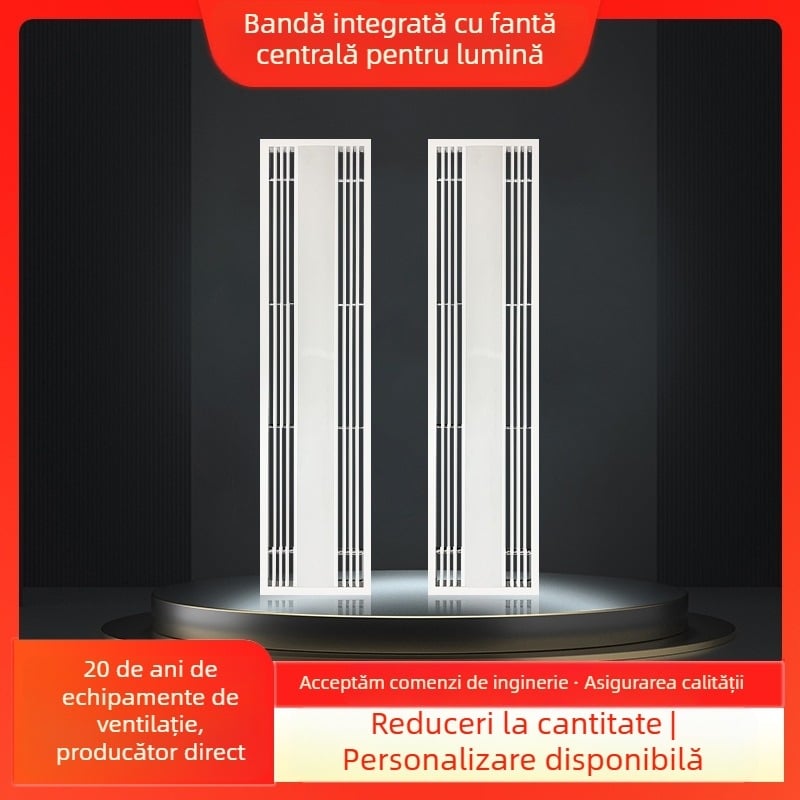 Grilă liniară încastrată cu lamele din aliaj de aluminiu pentru aer condiționat central