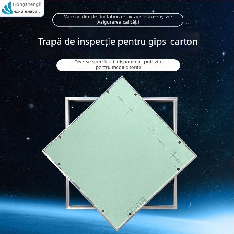 Panou de acces ascuns din gips-carton, ușă din aliaj de aluminiu și panou magnetic pentru tavan, deschidere rapidă, impermeabil