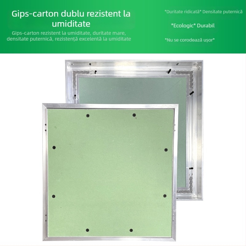 Panou de acces ascuns din gips-carton, ușă din aliaj de aluminiu și panou magnetic pentru tavan, deschidere rapidă, impermeabil