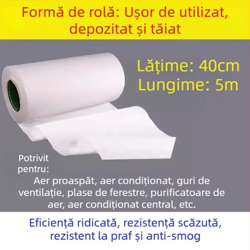 Haoyang filtru antibacterian pentru aer condiționat, plasă filtrantă anti-praf pentru admisia de aer, filtrul inițial de purificare din bumbac