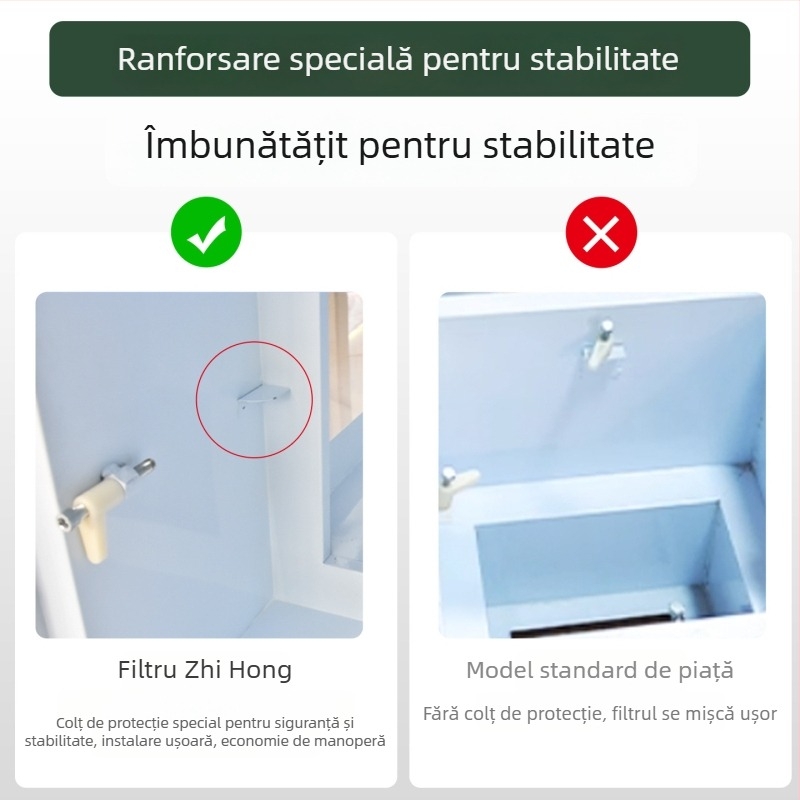 Set de patru piese pentru aer: ieșire de aer, ventil de alimentare, placă difuzor și ventil de aer pentru purificare industrială fără praf