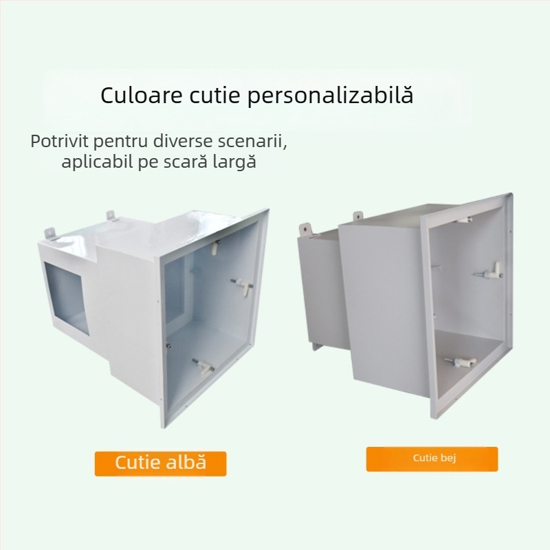 Set de patru piese pentru aer: ieșire de aer, ventil de alimentare, placă difuzor și ventil de aer pentru purificare industrială fără praf