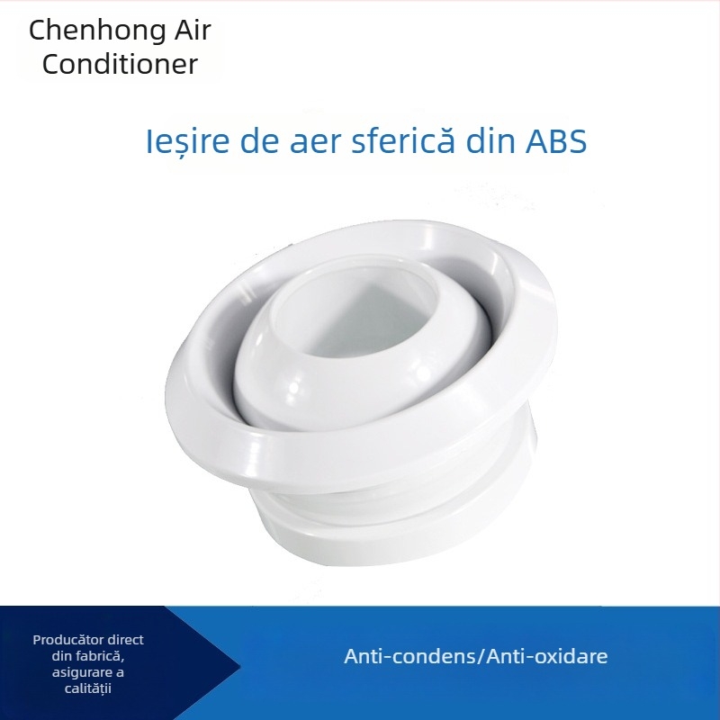 Chenhong difuzor ABS, port jet sferic, gură de aer circulară
