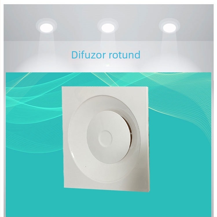 Difuzor disc pentru temperaturi înalte, vopsit cu spray, aliaj de aluminiu, strat unic, ieșire aer, personalizare
