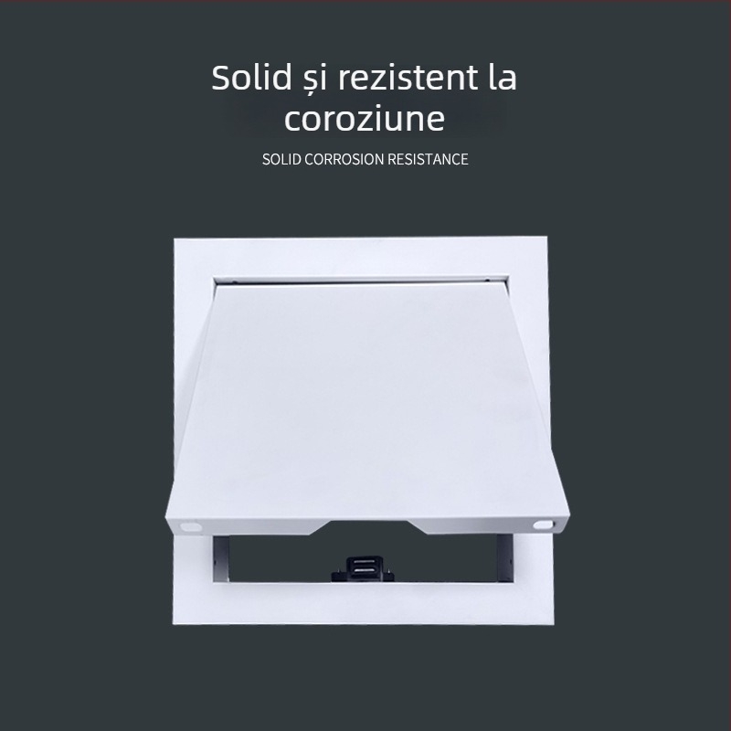 Sistem de climatizare central, aliaj de aluminiu, panou de acces cu balama și încuietoare, difuzor cu lamele