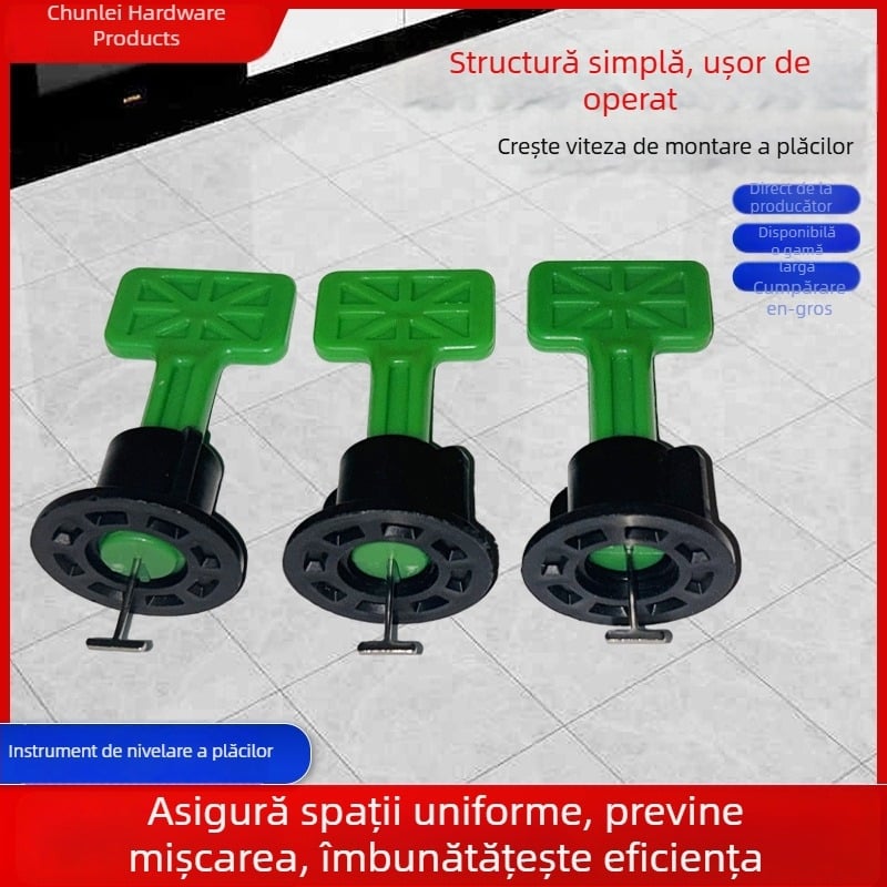 Nivelator de plăci ceramice cu suport pentru montaj – pentru pereți și podea