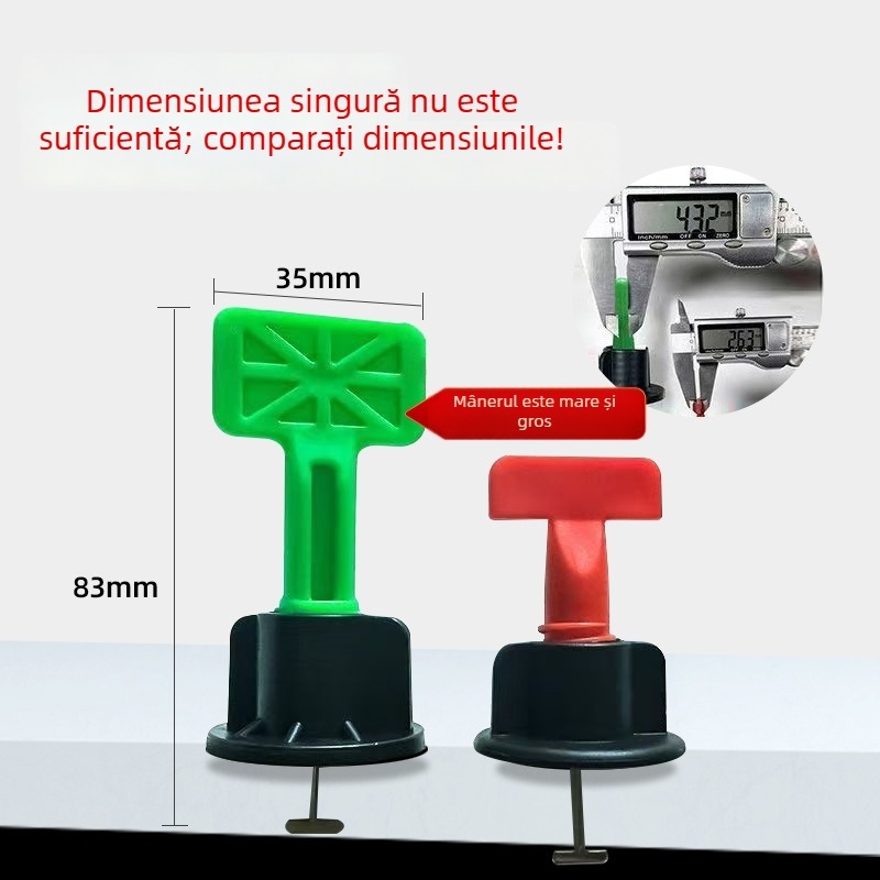 Nivelator de plăci ceramice cu suport pentru montaj – pentru pereți și podea