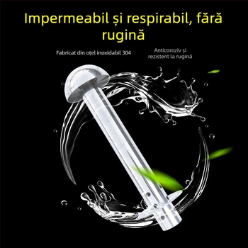 Cap de ventilație pentru acoperiș din oțel inoxidabil 304 cu izolație, pentru țeava de evacuare