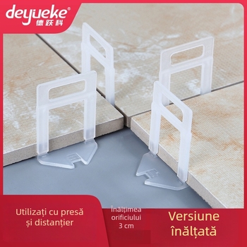 Nivelator pentru plăci de marmură cu bază ridicată, clipsuri de poziționare, 1 mm, 1.5 mm, 2 mm, 3 mm