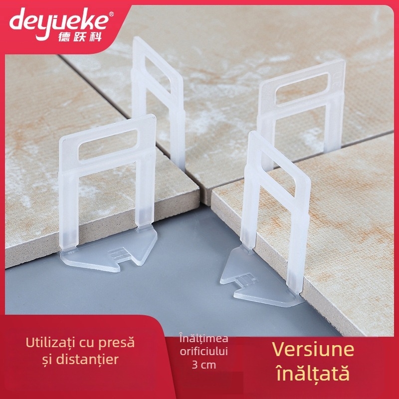 Nivelator pentru plăci de marmură cu bază ridicată, clipsuri de poziționare, 1 mm, 1.5 mm, 2 mm, 3 mm
