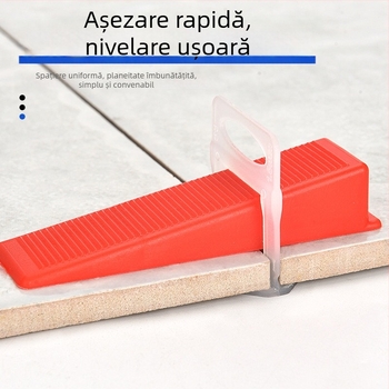 Unealtă de nivelare a plăcilor cu inserții de bază pentru plăci de podea și perete – Clipsuri de poziționare pentru spațierea rosturilor