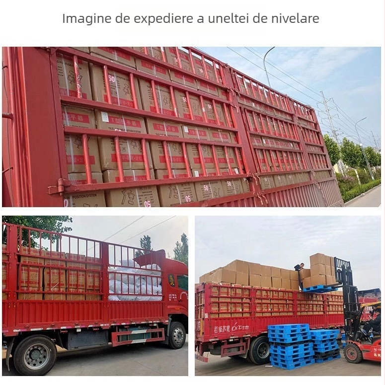 Nivelator pentru plăci ceramice, bază plată reutilizabilă și ace înlocuibile