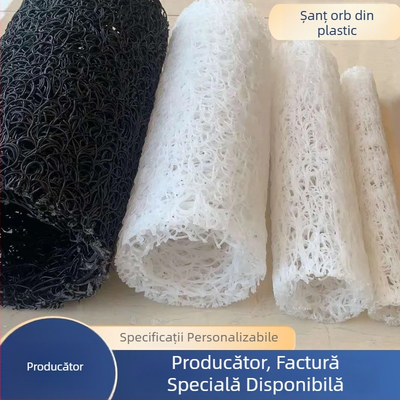 Țeavă de drenaj din plastic pentru drenaj în tunel și tratarea apelor uzate subterane, circulară, negru/verde, permeabilă, Ø50-300 mm, lungime 1-4 m