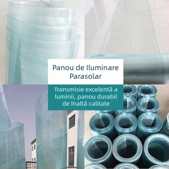 Placă plată din rășină, 1,0 mm, pentru lumină naturală și balcon – panou din plastic armat cu fibră de sticlă rezistent la ploi
