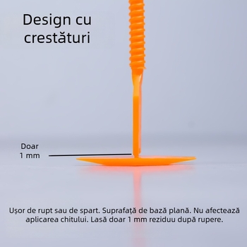 Nivelator spiral personalizat pentru plăci ceramice, instrument reutilizabil de nivelare pentru plăci de pereți și podea, poziționare a rosturilor