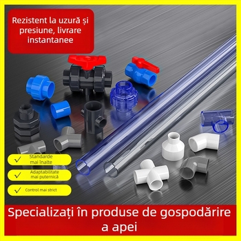 Țeavă UPVC pentru alimentare cu apă industrială și drenaj, Țeavă PVC rigidă, gri, pentru irigații agricole