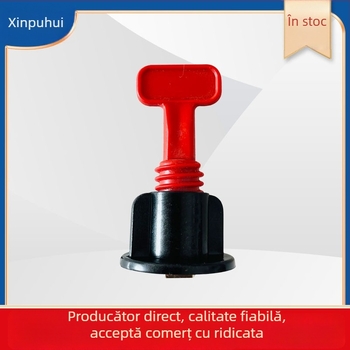 Nivelator pentru plăci reutilizabil, tip T, cu ace din oțel înlocuibile, poziționator pentru plăci
