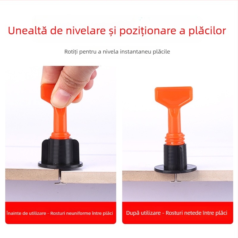 Dispozitiv de nivelare a plăcilor pentru podea și pereți, ajutor de poziționare pentru zidărie