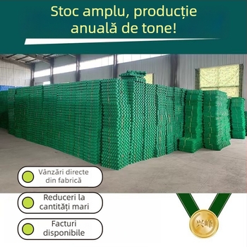 Grilă plastică pentru plantarea gazonului – pentru parcări, rute de evacuare în caz de incendiu, amenajări peisagistice, pante și dale de gazon – 500x500x50 mm