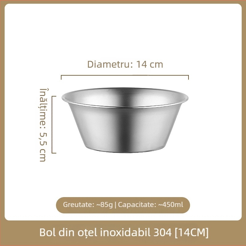 Coșuleț mini din oțel inoxidabil 304 pentru scurgere – pentru spălarea fructelor, filtrare și clătire a orezului, bucătărie