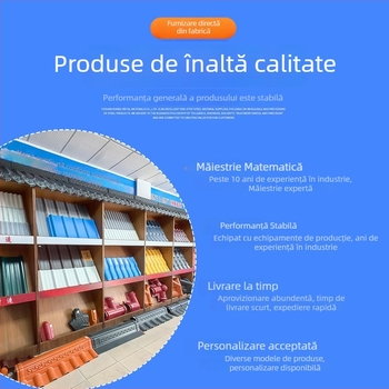 Canal de ploaie din plastic, canal de drenaj în formă de U, tavă de plantare pentru apă de ploaie pentru pereți exteriori