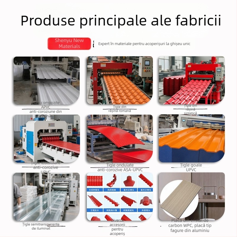 Țigle PVC goale pentru acoperișuri ale adăposturilor de animale și canope industriale | Țigle anti-coroziune din plastic-otel