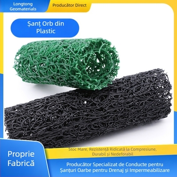 Țevi de drenaj din plastic, goale, cu secțiuni circulare sau dreptunghiulare, pentru autostrăzi, linii de cale ferată și tuneluri. Negru.