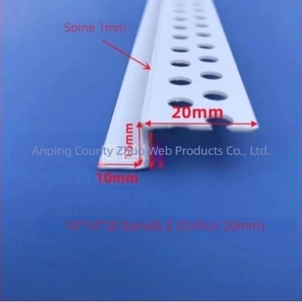 Bandă de colț interior din PVC în formă de Z pentru plăci de gips-carton