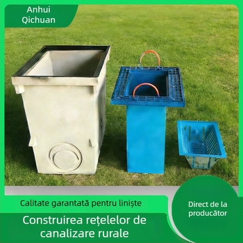 Gură de apă pluvială din plastic SMC, puț de vărsare din rășină-beton pentru colectarea apei pluviale municipale