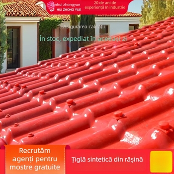 Noi plăci din rășină pentru acoperișuri de vile cu izolație termică și plăci din rășină îngroșate pentru proiecte de clădiri tradiționale