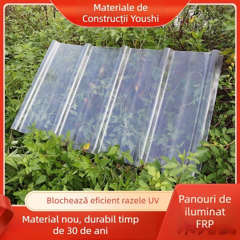 Panou FRP transparent pentru sere – panouri translucide din fibră de sticlă
