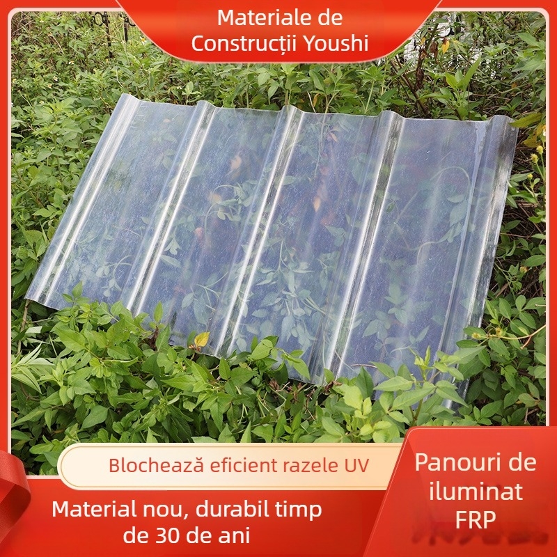Panou FRP transparent pentru sere – panouri translucide din fibră de sticlă